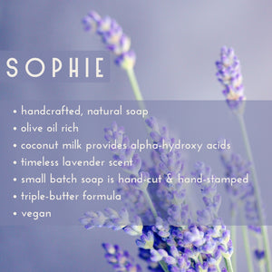 Description of Sophie Lavender Soap