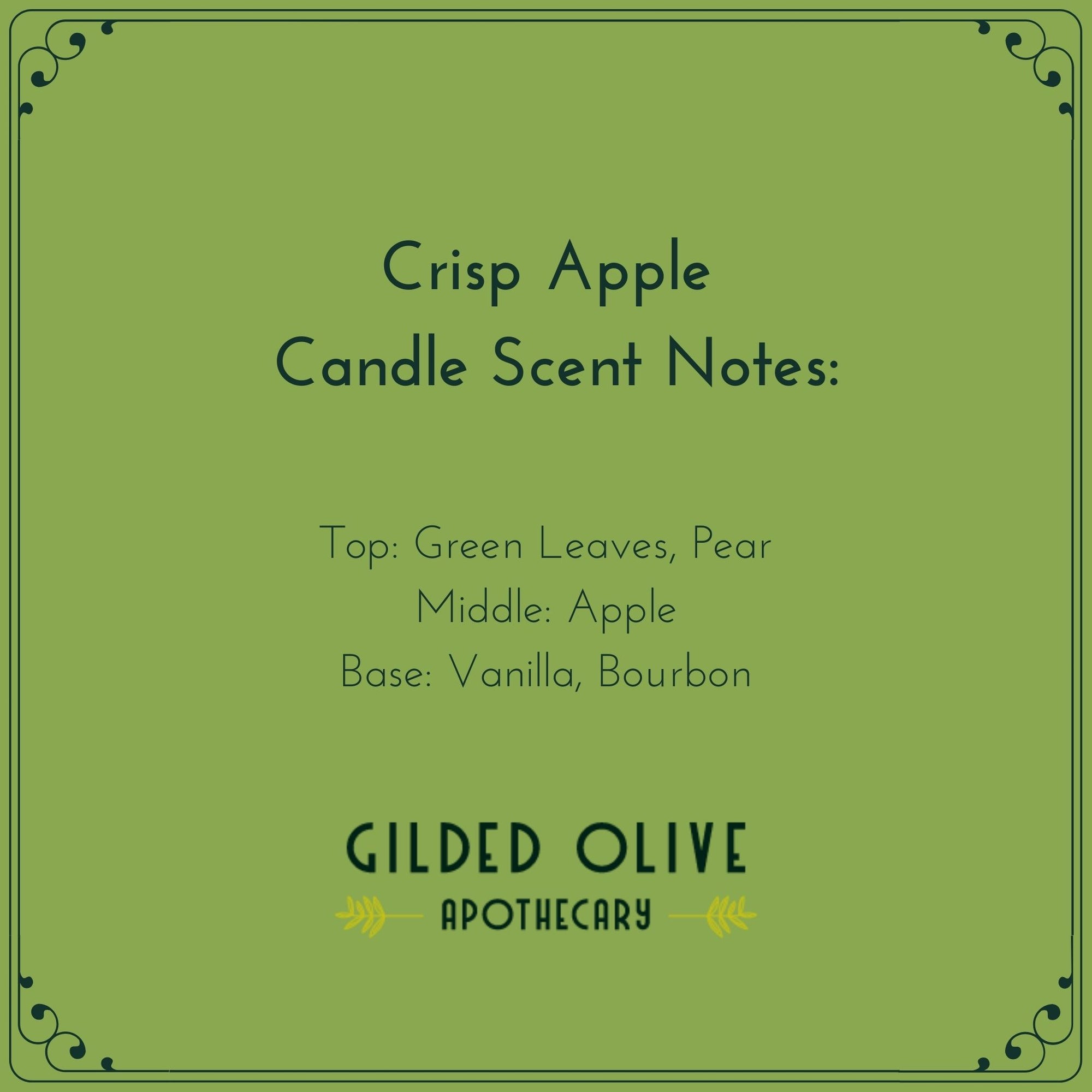 Crisp Apple Candle Scent Description