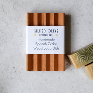 Spanish Cedar Wood Soap Dish