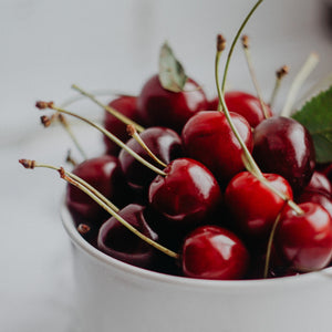 Cherries in a bowl