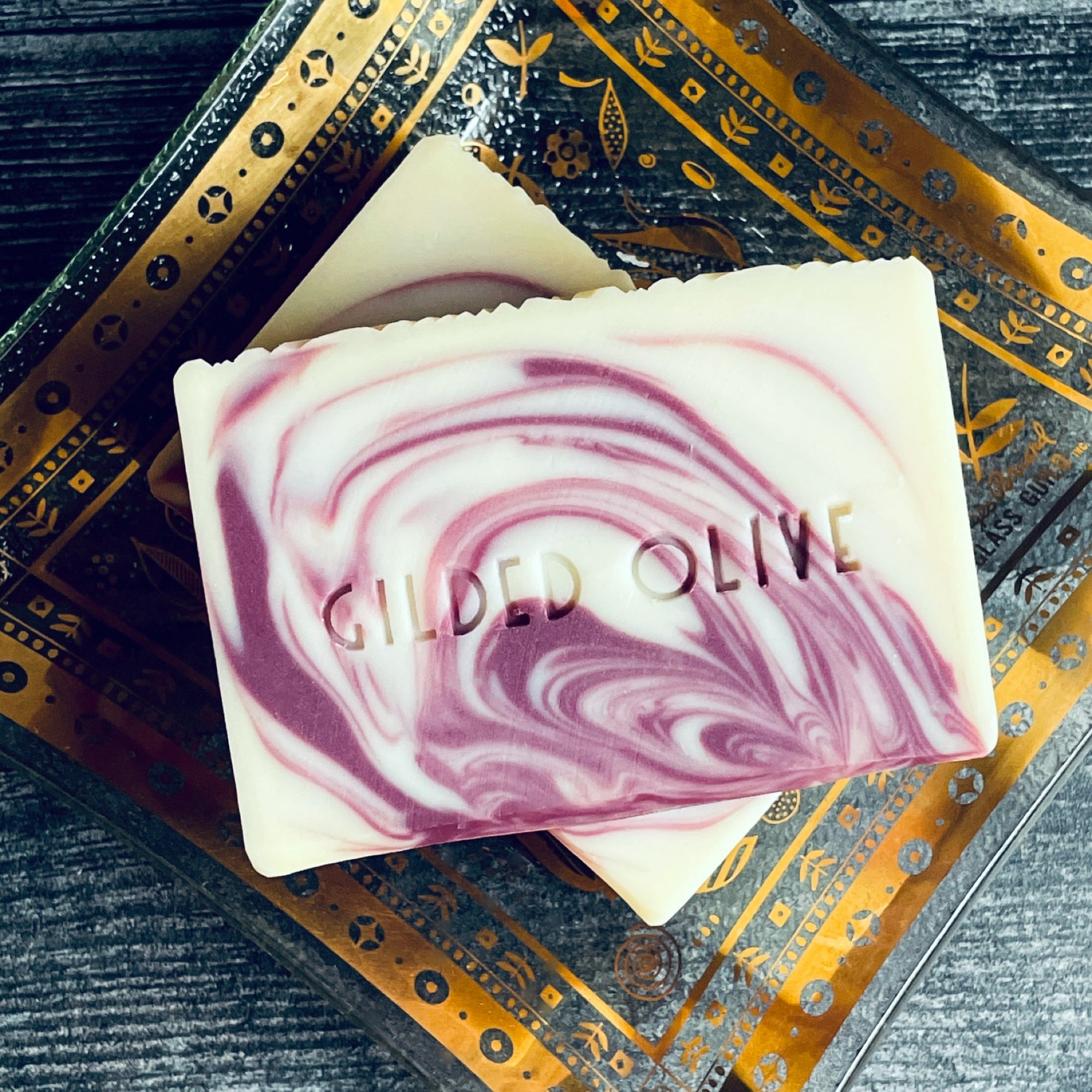 Black Raspberries & Cream Handmade Soap | Gilded Olive Apothecary