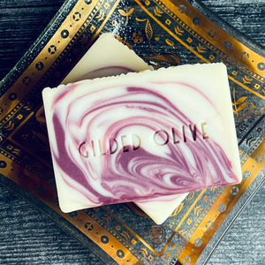 Black Raspberries & Cream Handmade Soap | Gilded Olive Apothecary