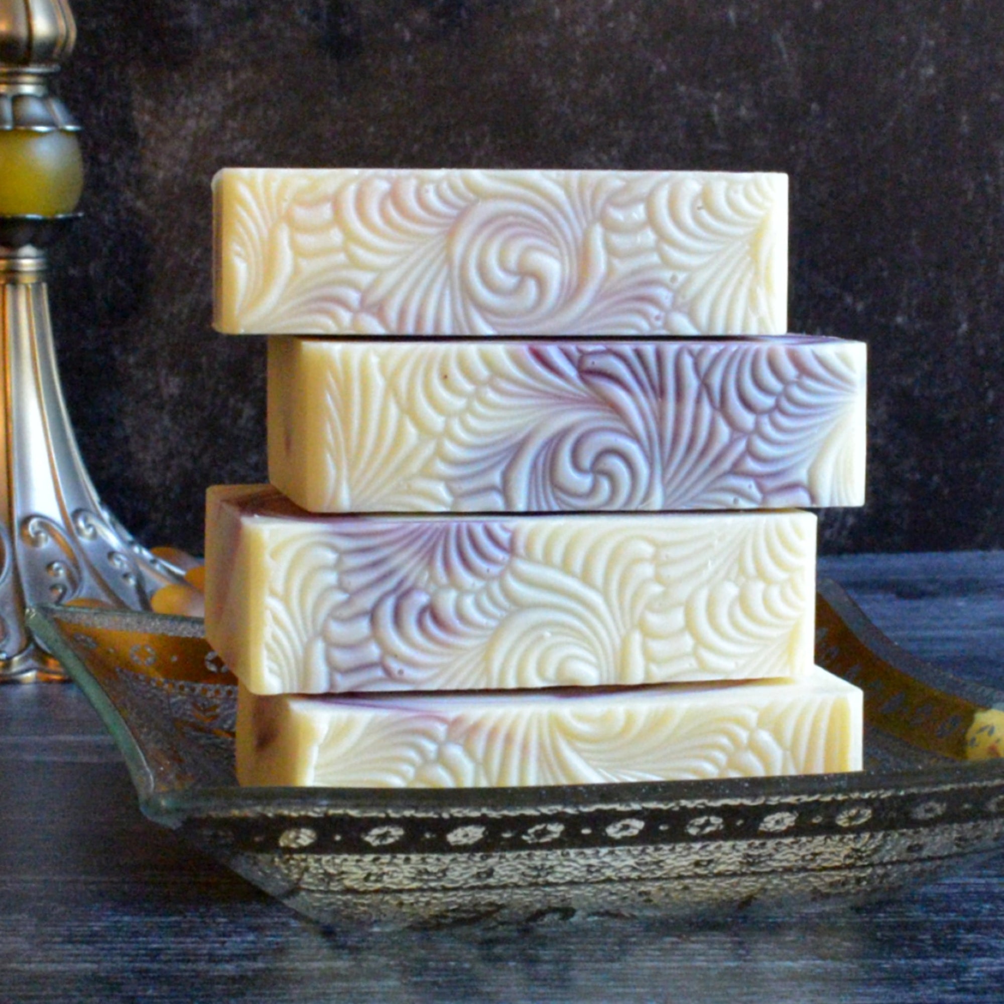 Black Raspberries & Cream Handmade Soap | Gilded Olive Apothecary