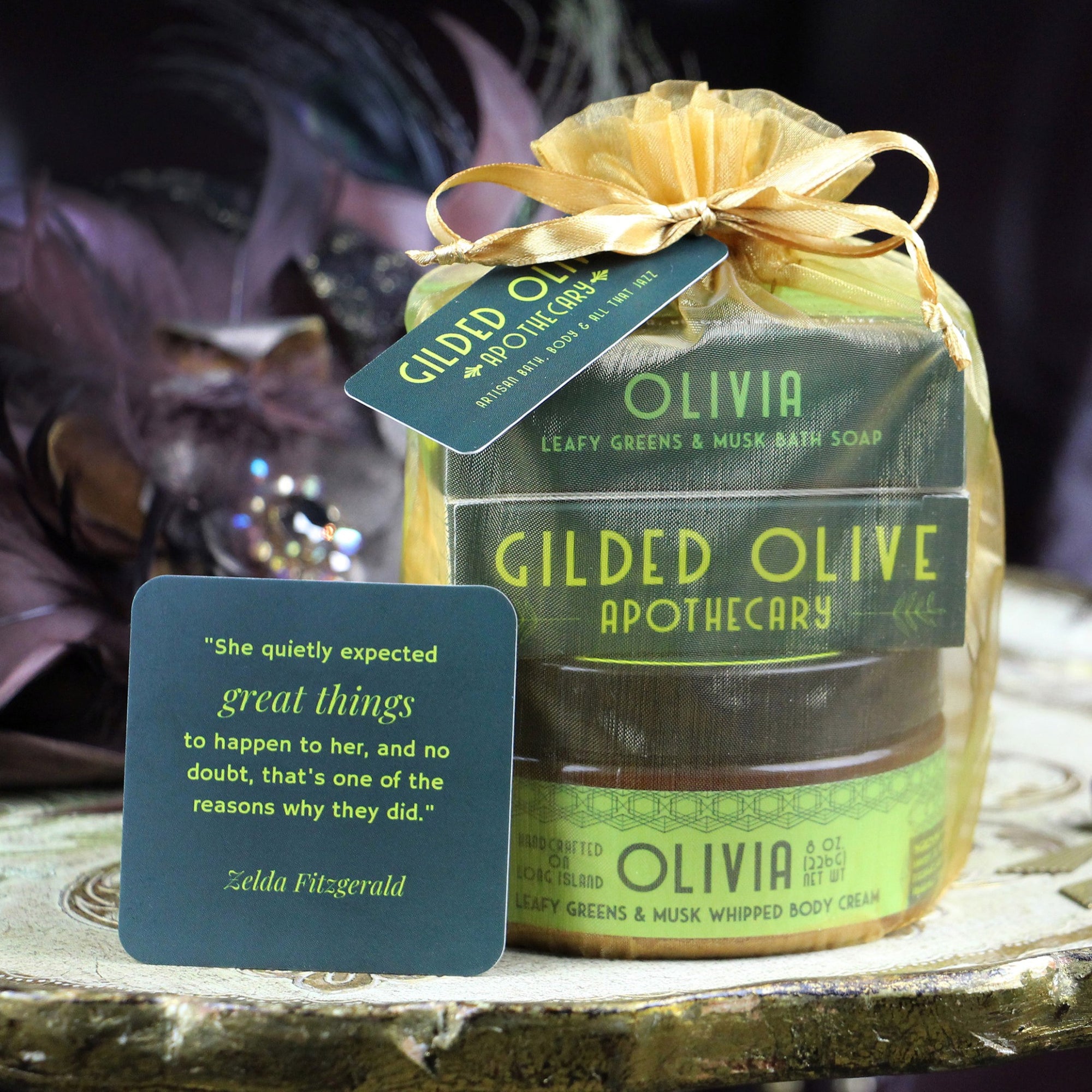 Olivia Soap & Body Cream Gift Set