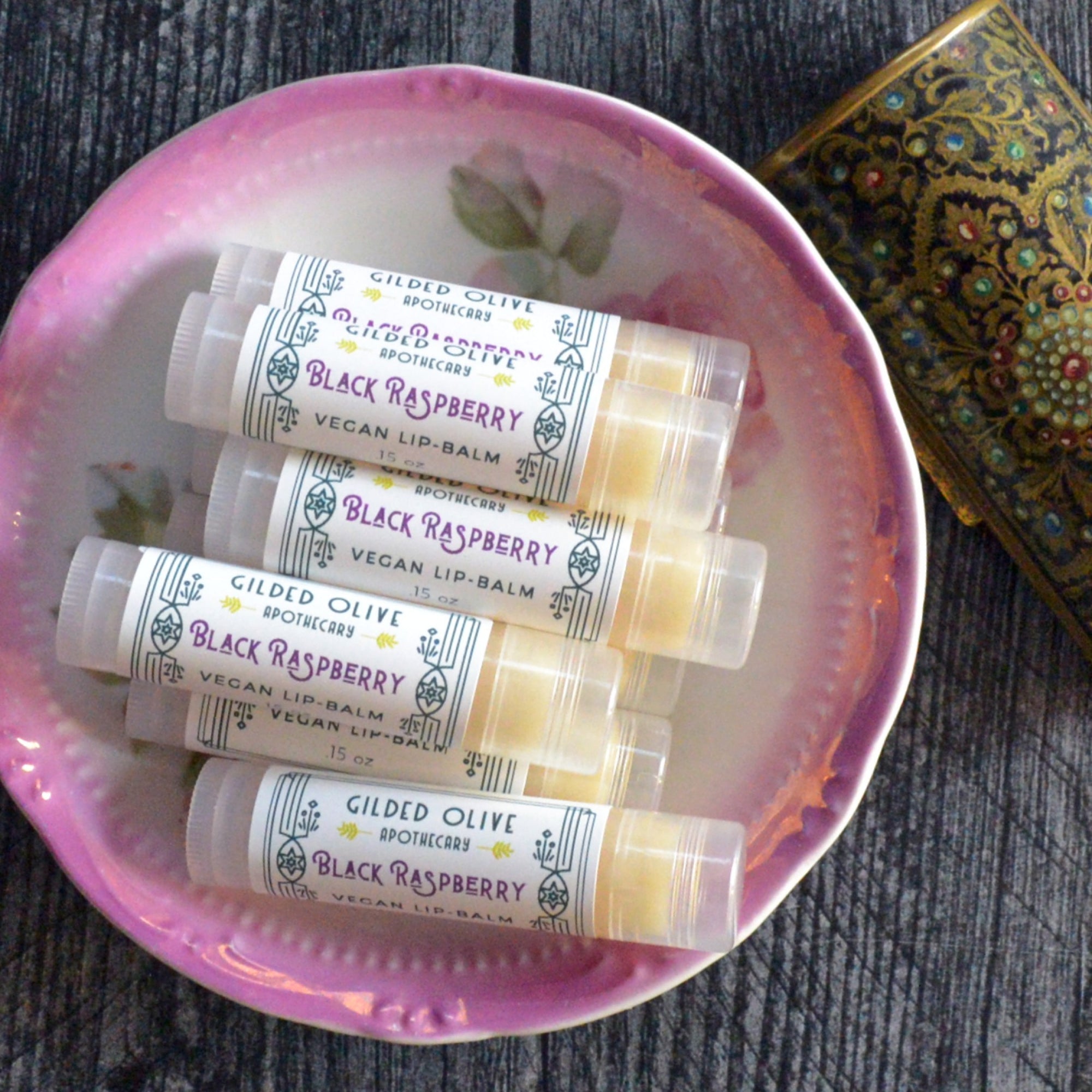 Black Raspberry Lip Balm | Gilded Olive Apothecary