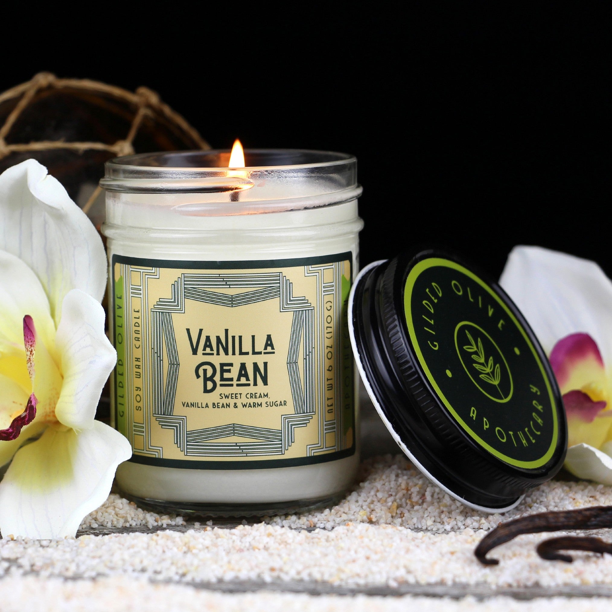 Vanilla Bean Soy Wax Candle - Driftless Studios